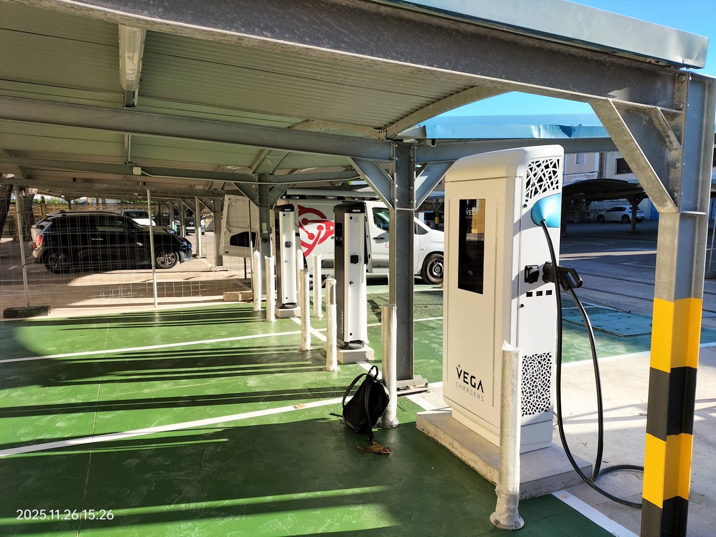 Puntos de recarga para vehículos eléctricos